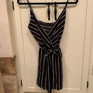Pinstripe romper